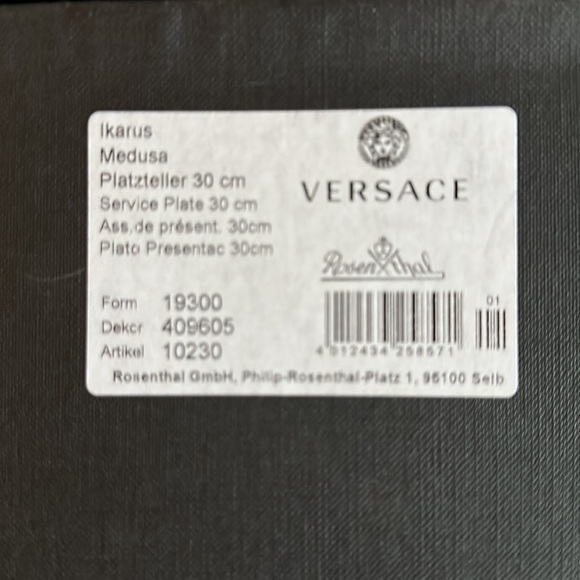 VERSACE X ROSENTHAL Plate set - Picture 8 of 10